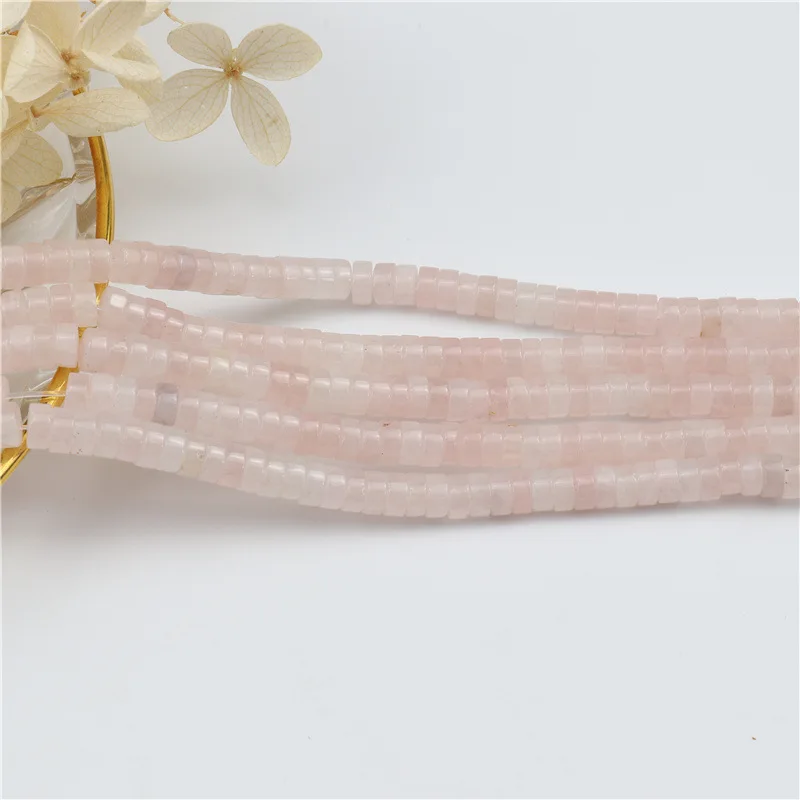 

Бусины-разделители из натурального кварца, 3 х6 мм