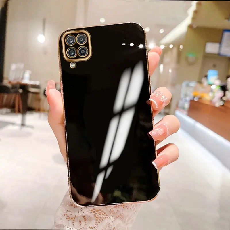 Чехол с покрытием для Samsung Galaxy M12 4G M127F противоударный силиконовый бампер из ТПУ