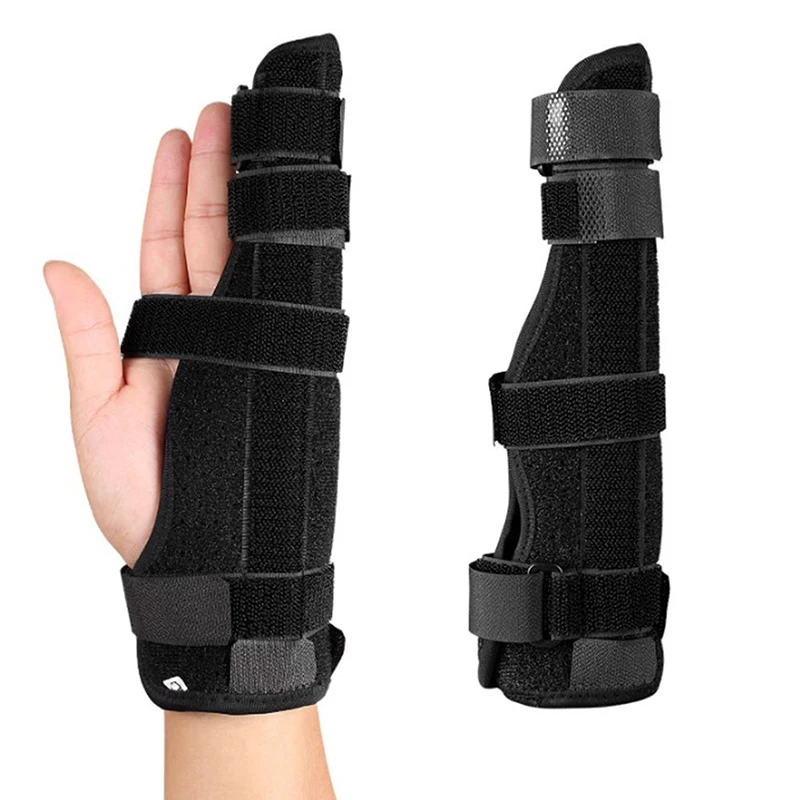 

Adjustable Compression Finger Holder Protector Brace Medical Sports Wrist Thumbs Hands Arthritis Splint Support Protective Guard