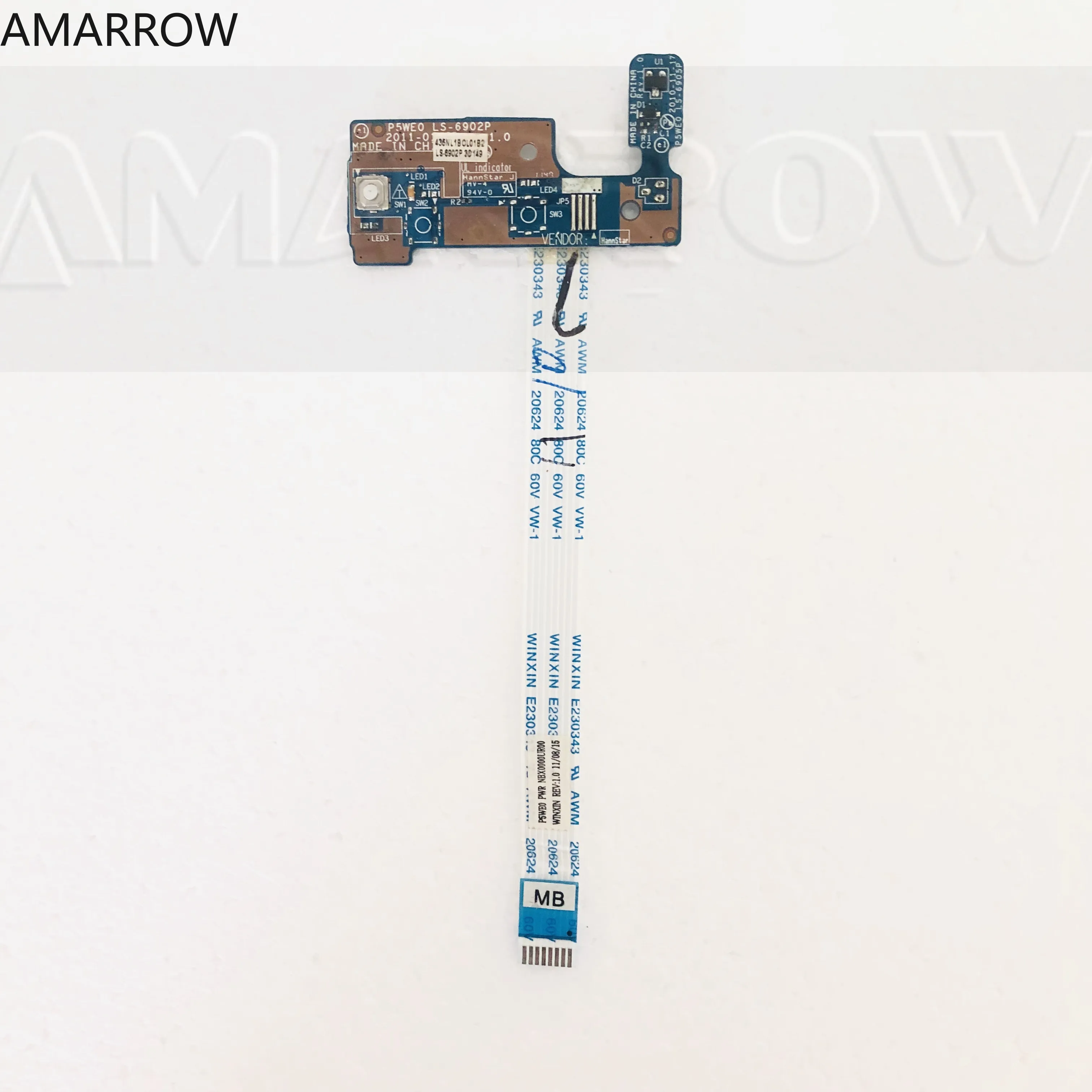Cabo de Alimentação Original para Acer 5750 5750g 5755 5755g Placa de Cabo de Alimentação Cabo de 11cm e 19cm