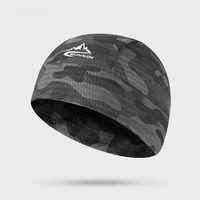 quick dry cycling cap motorcycle helmet liner bike summer riding anti sweat hat mesh fabric inner cap for running fitness yoga