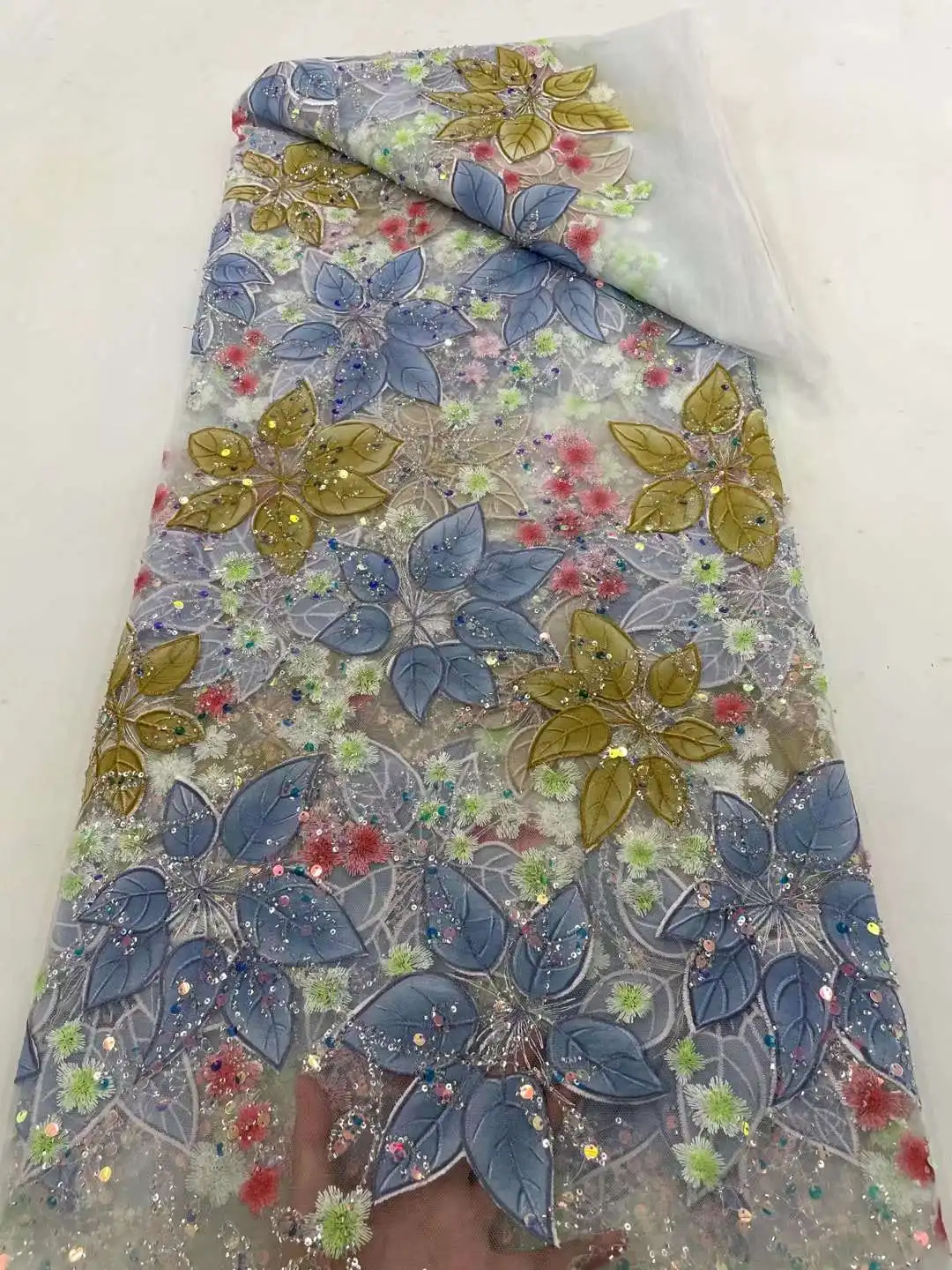 Роскошная искусственная ткань свадебная высококачественные свадебные ткани