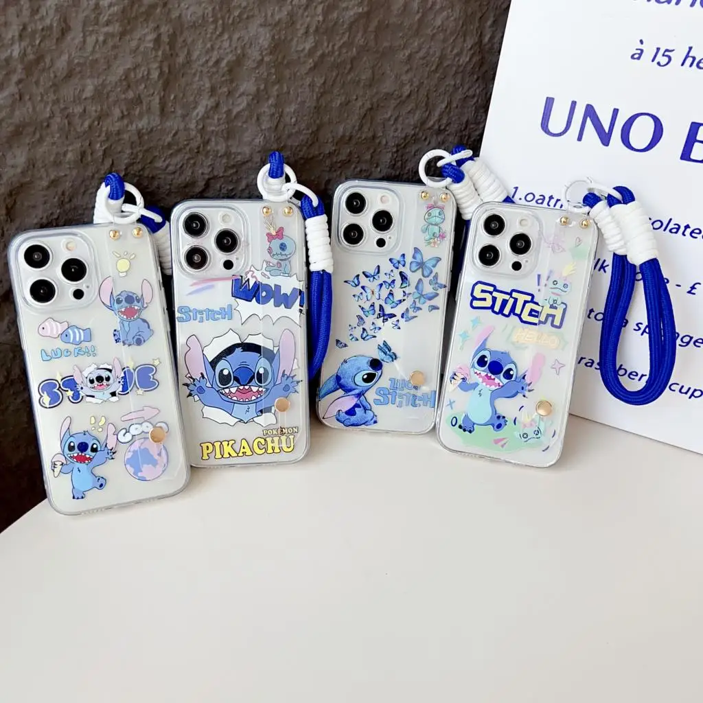 Чехол Kawaii Stitch для Motorola Moto E13 E22 E40 20 30 E7Power Edge X30 S 40 Pro lite