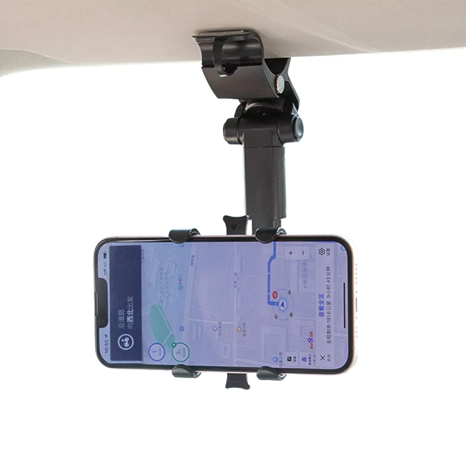 

Adjustable Auto Sun Visor Stand 360Degree Rotatable Mobile Bracket For 3-7 Inch Cellphone