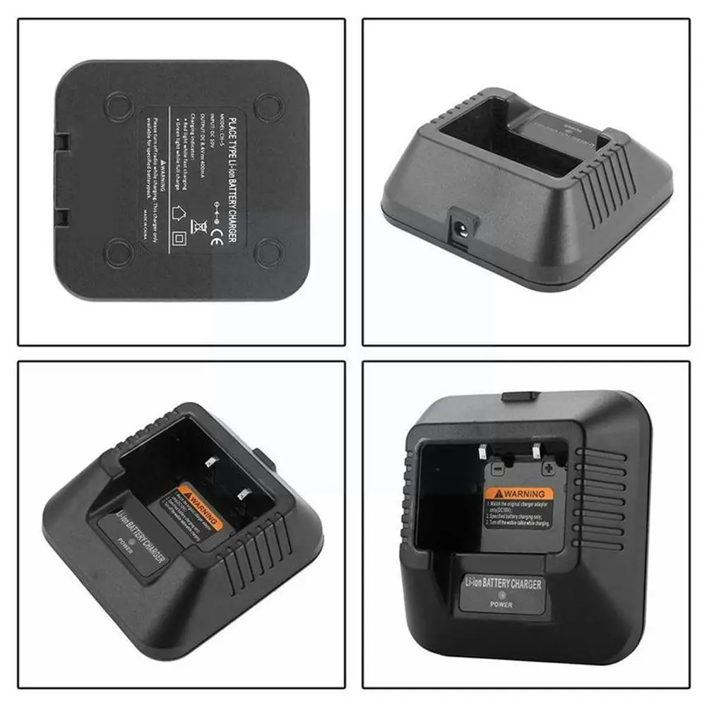 

-5 Walkie-talkie Arger Base Is Suitable For Baofeng Uv5r Dm-5r Bf-f8hp Bf-f8+ Uv-5ra 5re Uv6r Radio O5j9