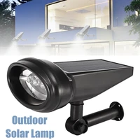 solar powered 4 led lawn light outdoor waterproof wall lamp hallway porch fixture
