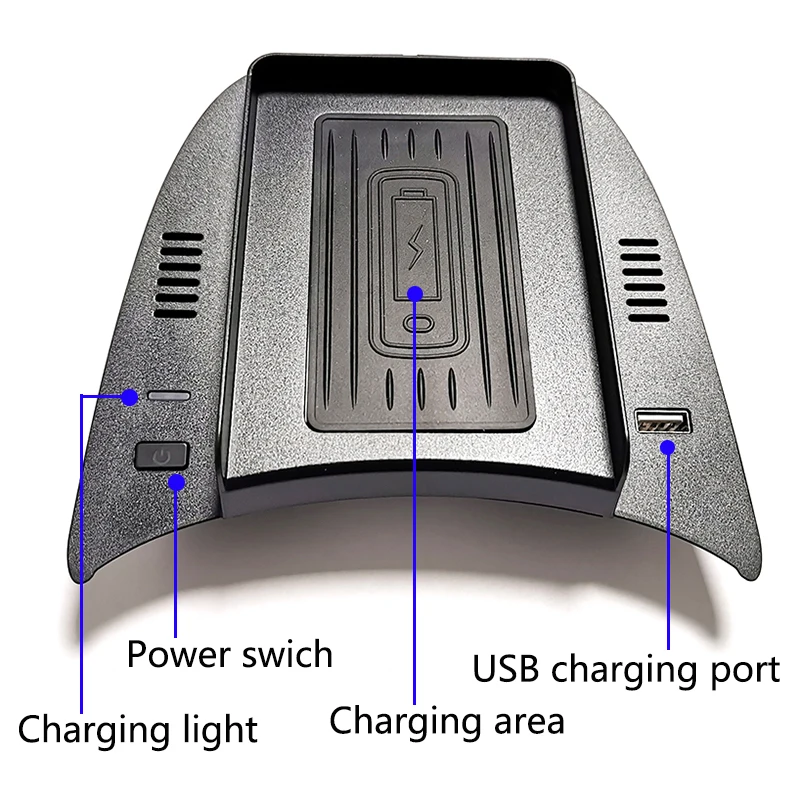 Автомобильное беспроводное зарядное устройство для Chevrolet Malibu 2016 2017 2018 2019 2020 2021 2022