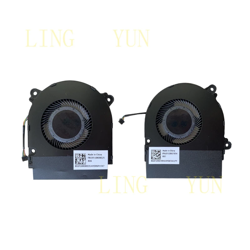 Фото Подходит для ноутбуков Lenovo Wei6-14ikb v530s-14ikb K43-80, вентилятор охлаждения графической карты и процессора. №3