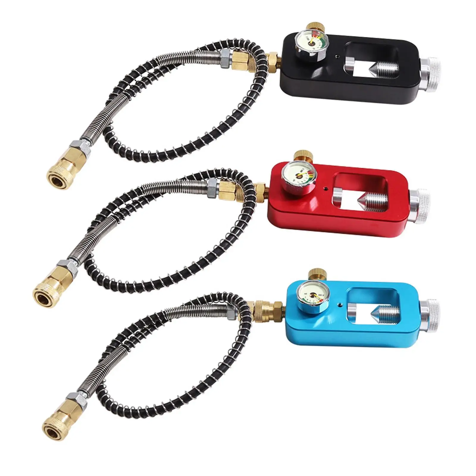 

Scuba Cylinder Regulator 4500PSI High Pressure with Hose Alloy 24inch