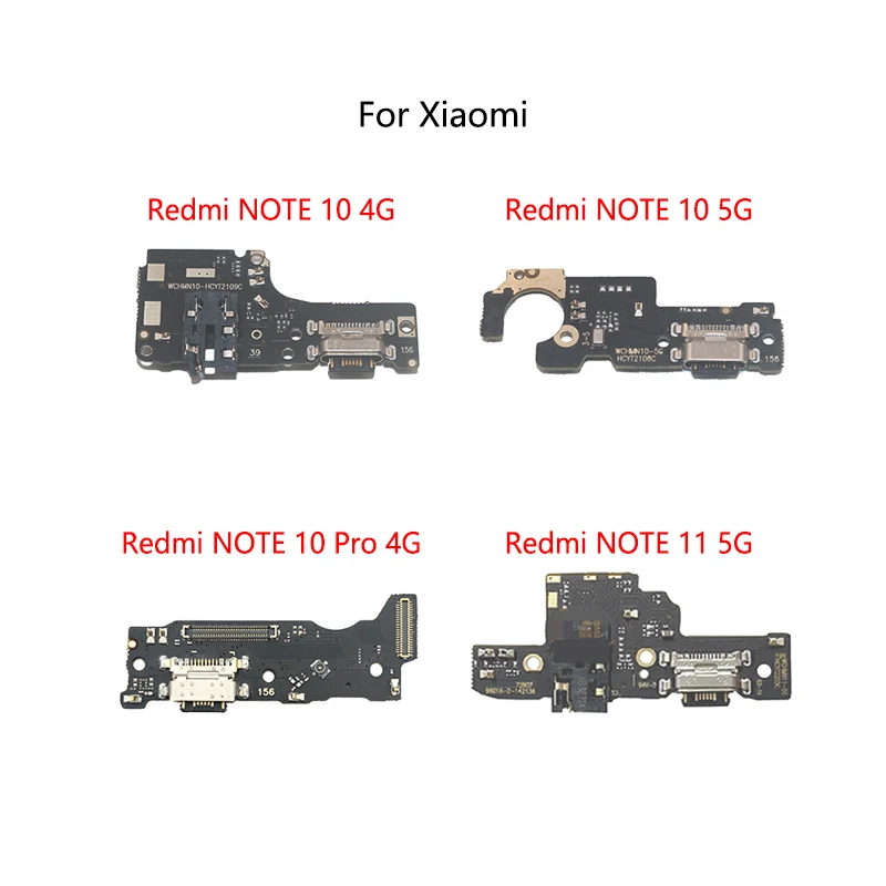 

Док-станция с USB-разъемом для зарядки и штекером, гибкий кабель для Xiaomi Redmi NOTE 10 Pro, 4G 5G 11, модуль зарядной платы