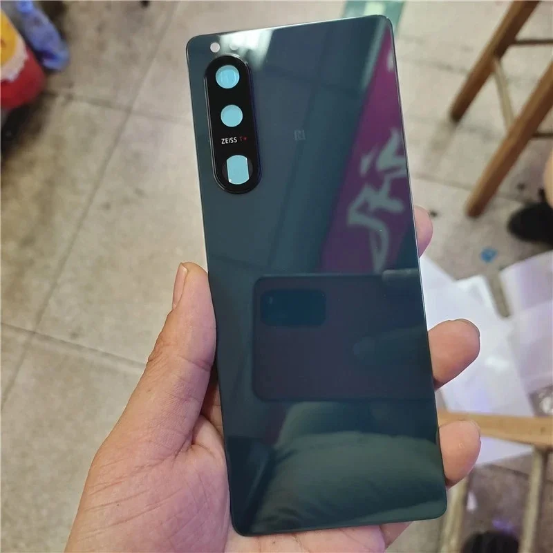 Задняя крышкадверца аккумуляторного отсека BANERYPAK A+++ для Sony Xperia 5 III с линзой камеры, запчасти корпуса (art.: 3920dcb4d84f6) - 3920dcb4d84f6