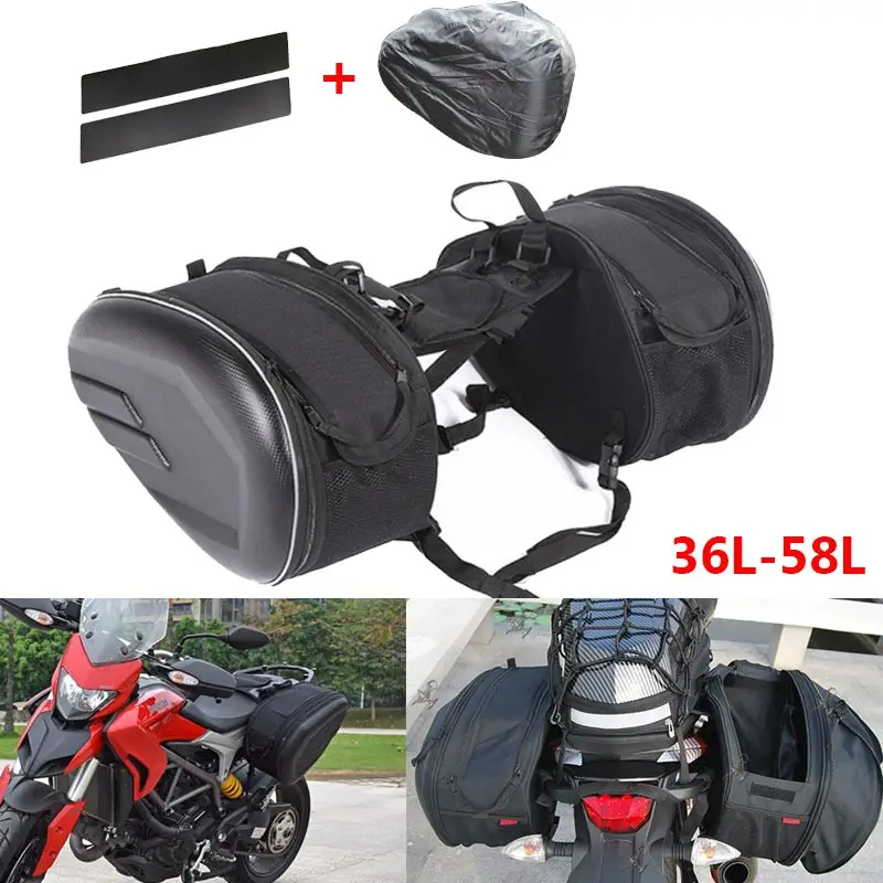 

New Motorcycle Helmet Travel Bags Suitcase Saddlebags and Raincoat Moto Waterproof Racing Race For Motor