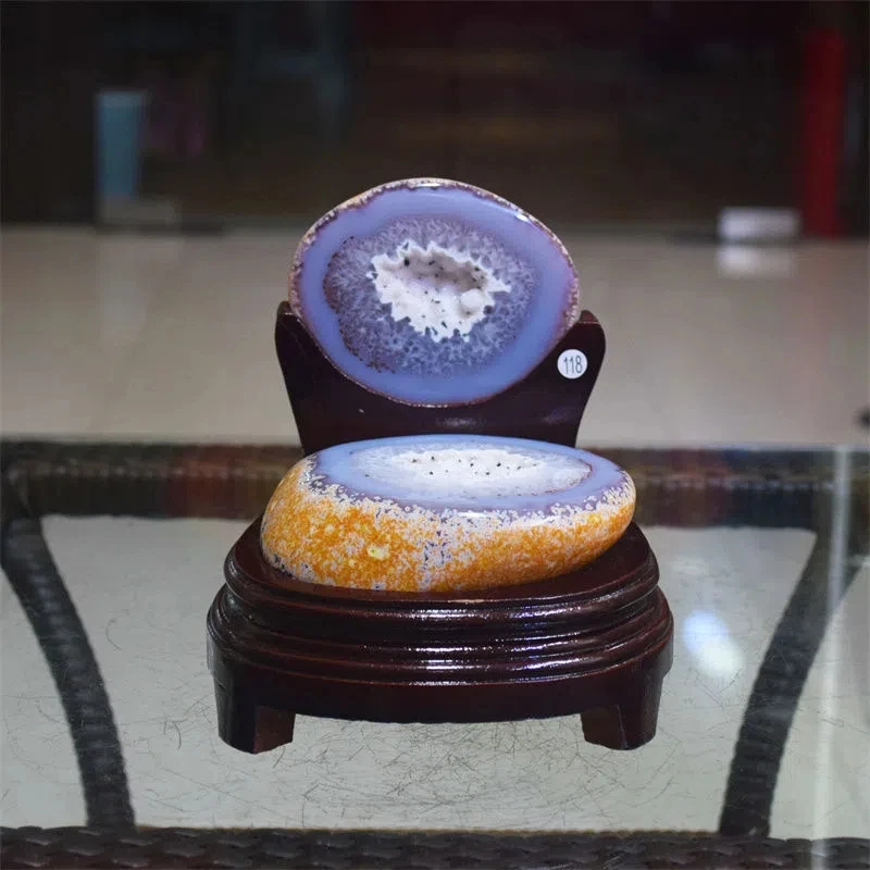 1Pcs Jewelry Natural Crystal Corbaite Amethyst Rough Stone Decoration Ornaments Home Office Money Bag Living Room Porch Gifts