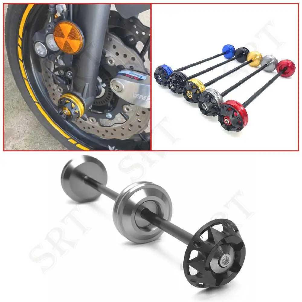 

Fit For Yamaha FZ MT 07 ABS Motorcycle Accessories Front Wheel Axle Anti-collision Sliders Crash Protector MT-07 FZ-07 2014-2021