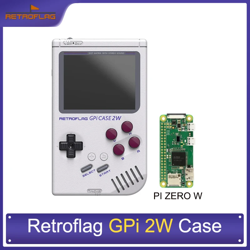 Чехол Retroflag GPi CASE 2W Raspberry Pi Case G с функцией Turbo 3 0-дюймовый ЖК-экран для Zero