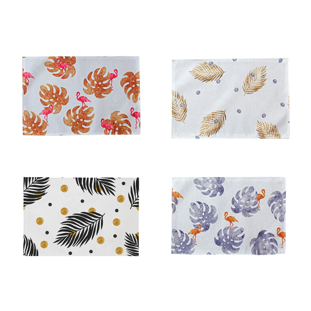 4 шт. термостойкие водонепроницаемые коврики для обеденного стола |