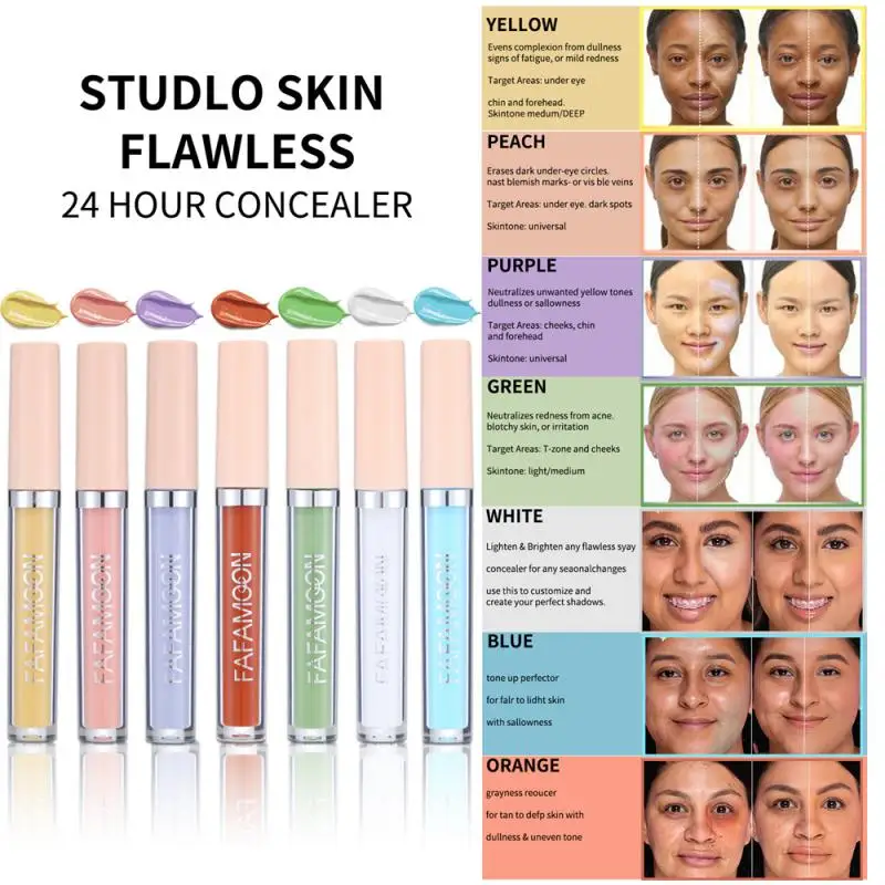 

Multi-function Concealer Moisturizing Lasting Brighten Skin Tone Natural Finish Uniform Skin Tone Tone Cream Scar Covering Cream