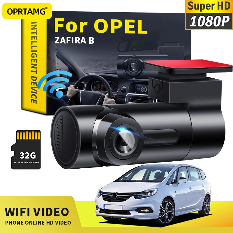 

OPRTAMG Car Dashcam Car DVR MSC 1080P HD Camera WiFi dash cam draadloos For OPEL ZAFIRA B 1994 1995-2018 2019 2020 2021 2022