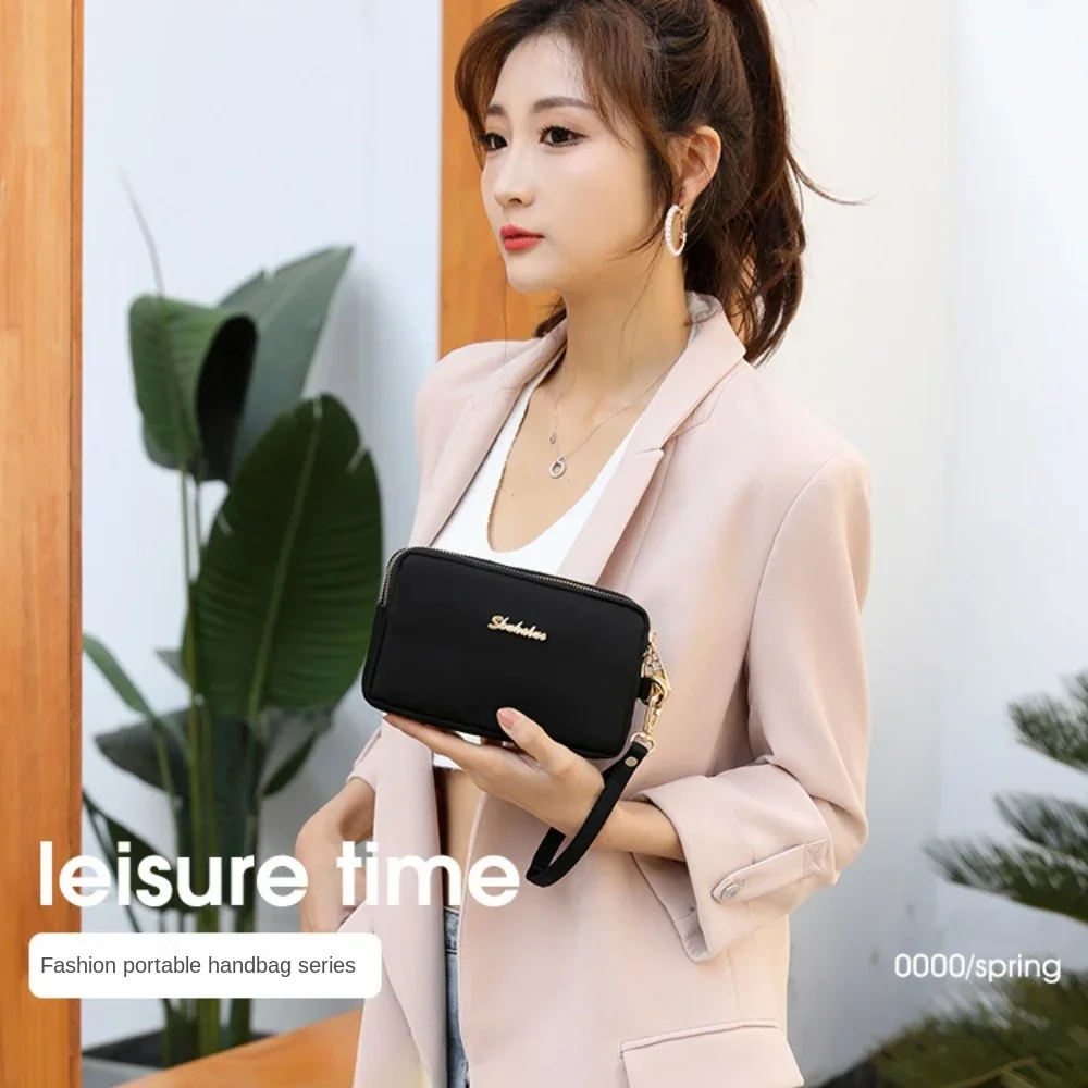 

Новинка 2023, женский кошелек, Кожаный Портативный кошелек, модная многофункциональная вместительная сумка для мелочей и карт, женский стиль