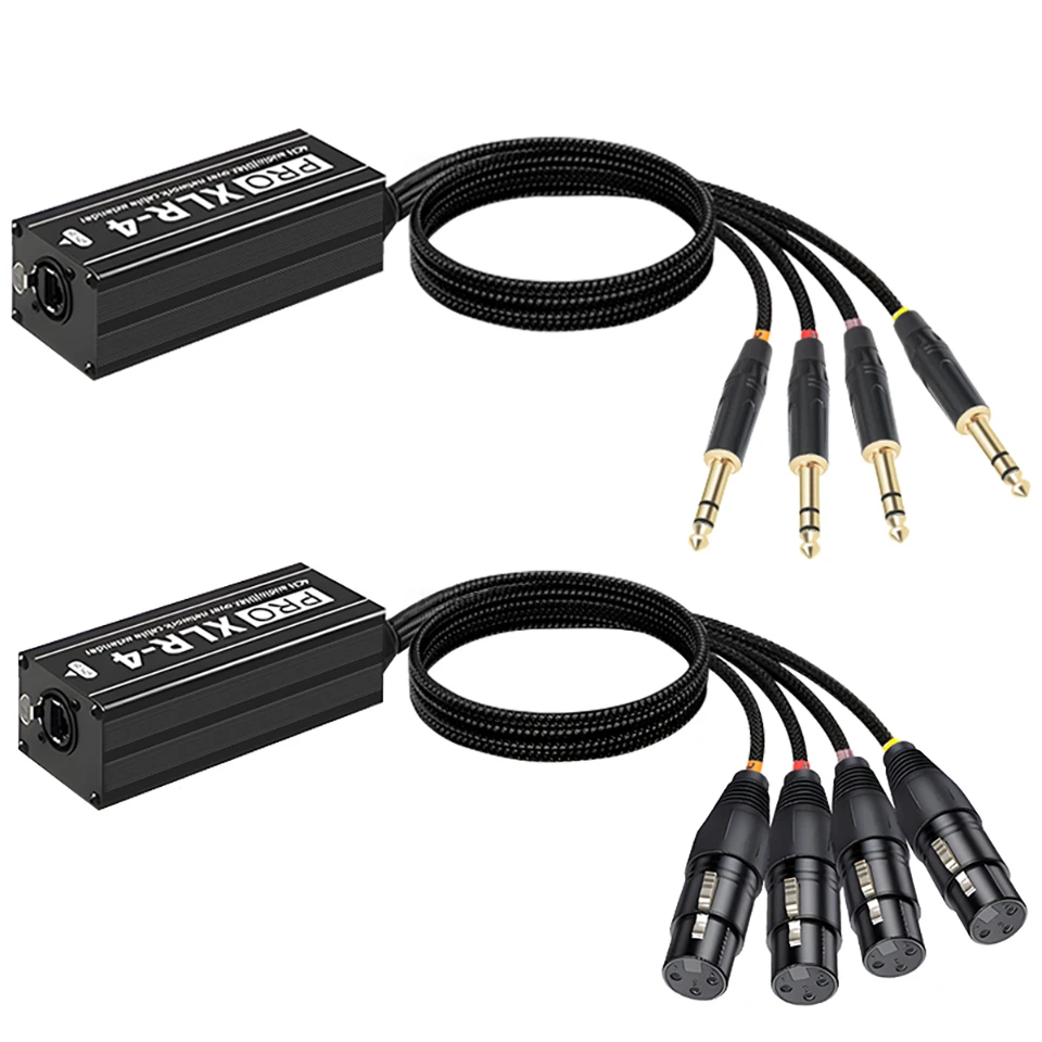 Фото Сетевой удлинитель XLR на 4 канала, 0,7 м, с удлинением кабеля Ethernet на 300 метров для передачи аудиосигнала DMX для сценического освещения №5