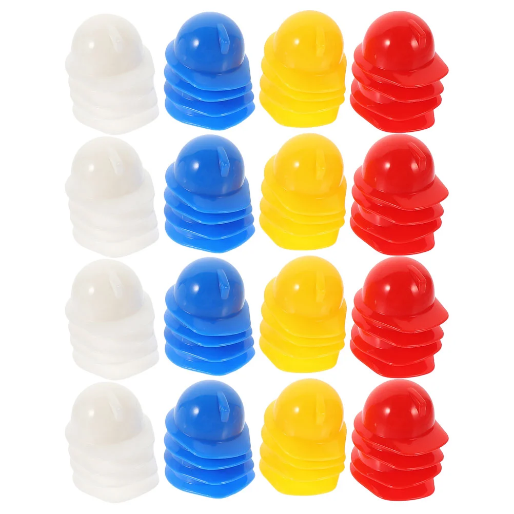 

Cake Topper Decor Plastic Mini Safety Pet Dog Hard Hat Decorations