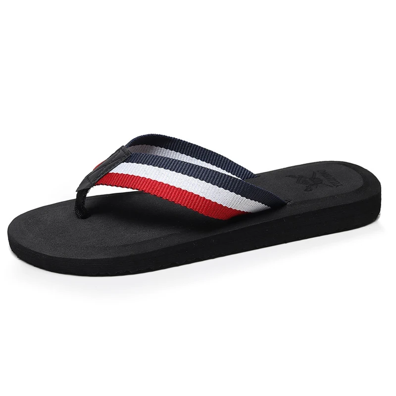 

Summer Men's Flip Flops Beach Slippers Lightweight Non-Slip Flat Shoes For Men Outdoor Breathable Travel Shoes Zapatos