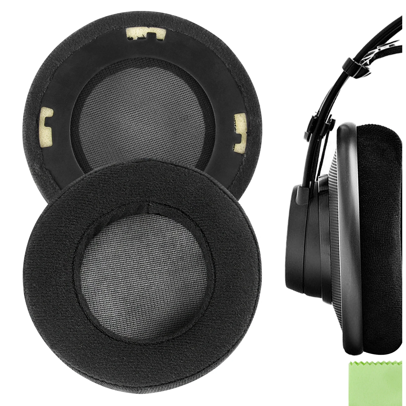 Сменные амбушюры Geekria Comfort Velour для наушников AKG K701 K702 Q701 Q702 K601 K612 K712 K400 K500