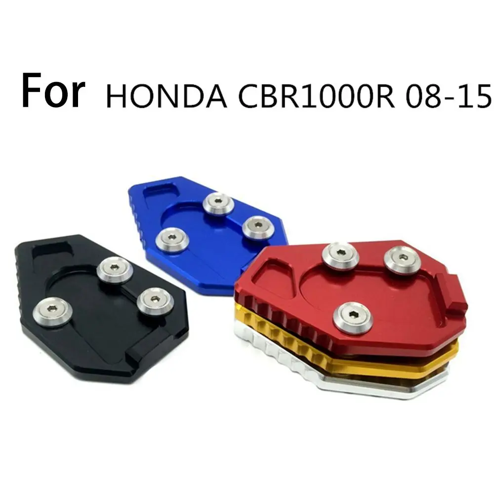 

Motorcycle Kickstand Small Foot Side Stand Extension Enlarger Pad Support Frame Plate For HONDA CB1000R CBR 1000RR 2008 - 2015