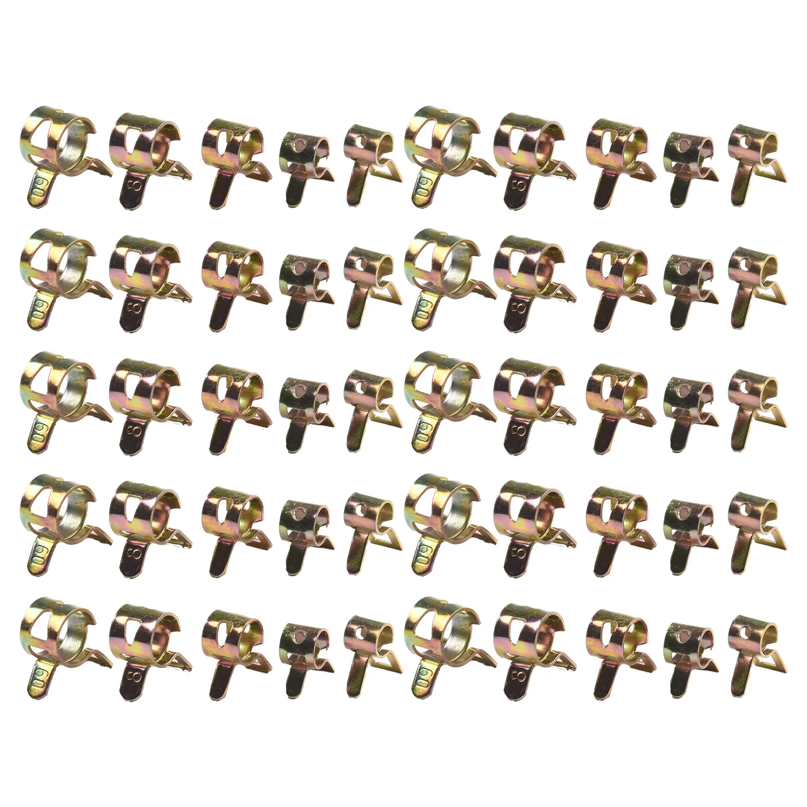 Зажимы для трубок набор инструмент 50 шт. трубка 65Mn пружинная сталь аксессуары