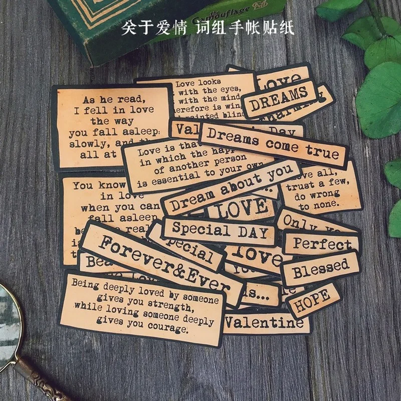 Наклейки для скрапбукинга 30 шт. наклейки на Материал г. | Дом и сад