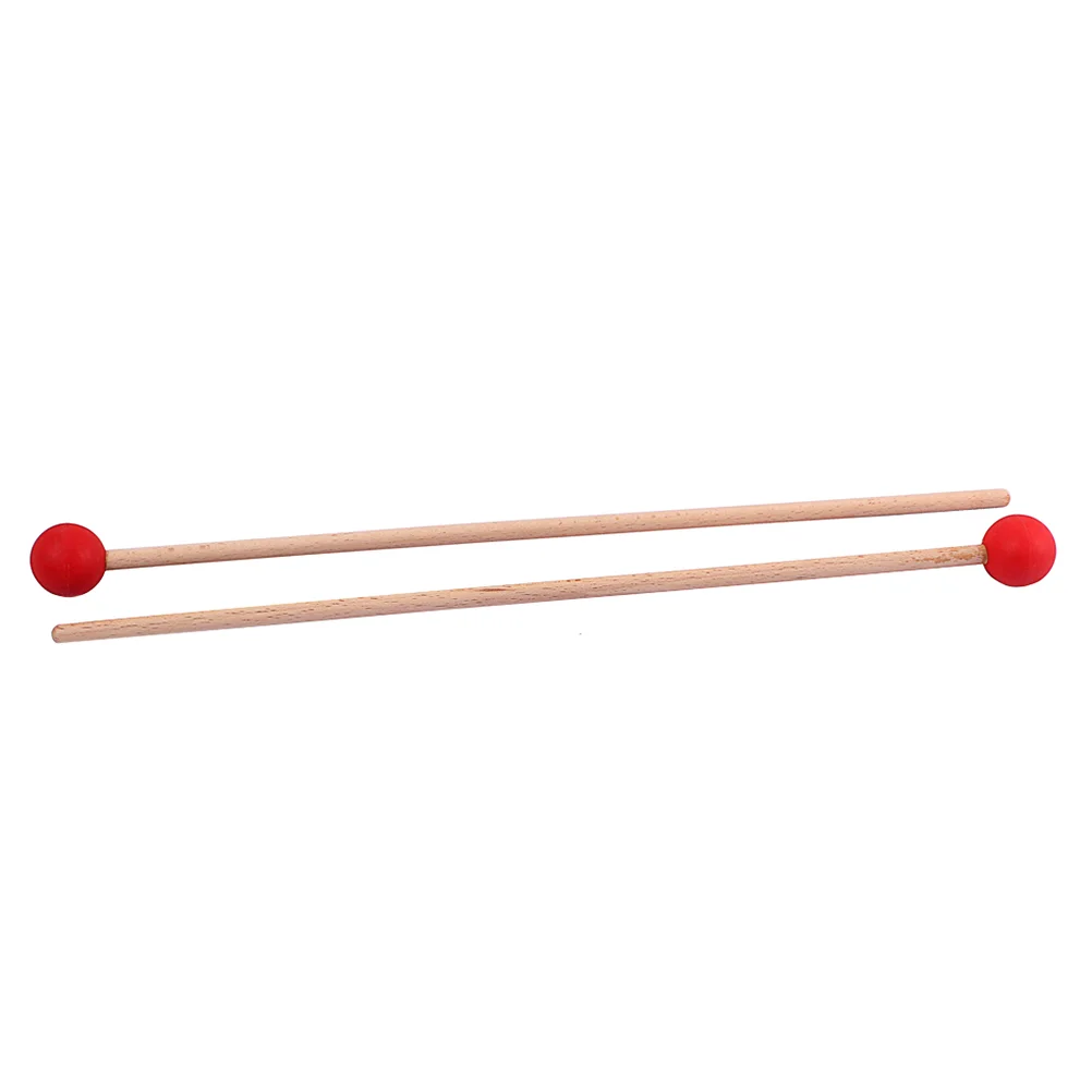 

1 Pair Timpani Mallets Timpani Felt Mallet Percussion Mallets Bells Percussion Musical Instrument Accessories Red