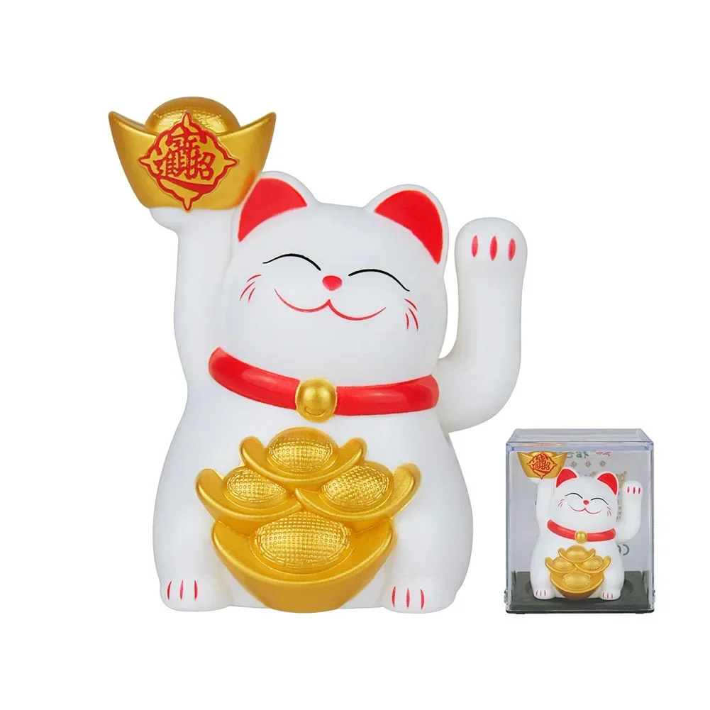 Для китайского кота декор размахивающие фигурки Beckoning Maneki Lucky Fortune Neko домашняя