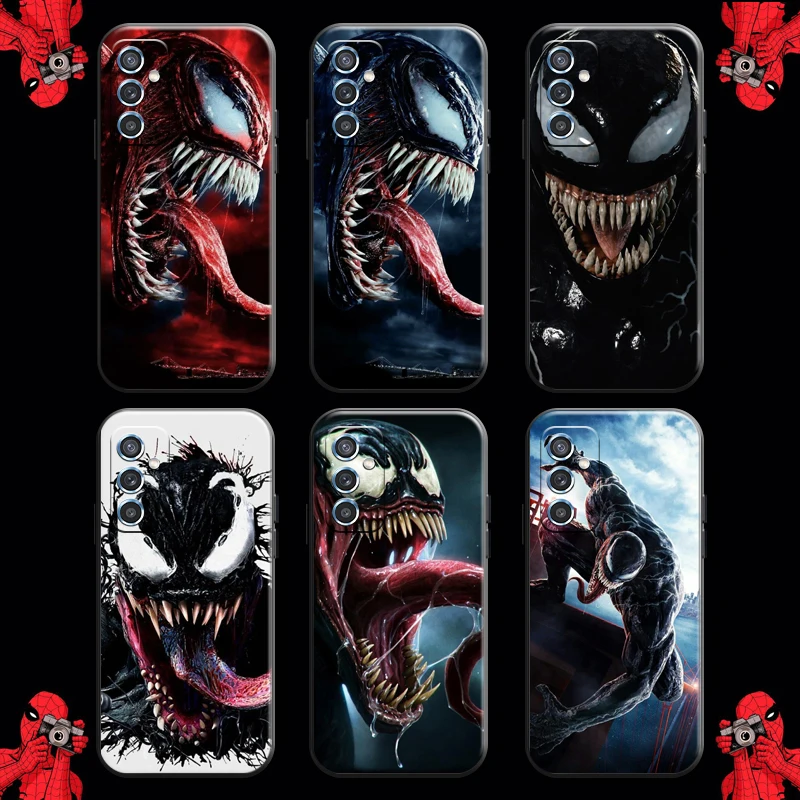 

Marvel Venom Comics Cool For Xiaomi Redmi 7 7A 8 8A 7 Note 7 8 2021 Pro 8T Phone Case Liquid Silicon Soft Carcasa Funda