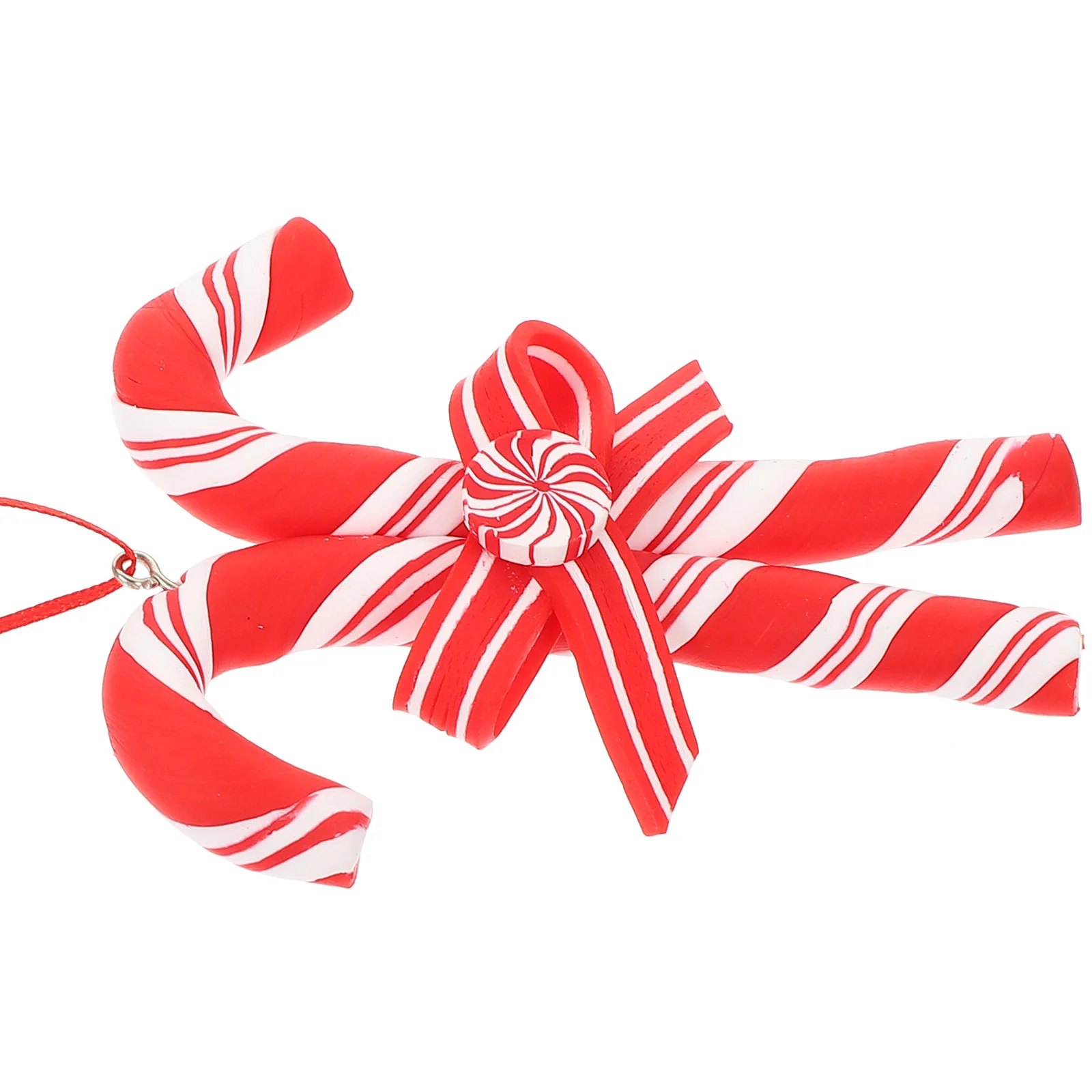 

Christmas Candy Ornaments Tree Cane Ornament Decorations Clay Hanging Lollipop Polymer Decor Xmas Pendant Home Decoration Sweets