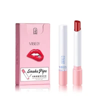 4pcsbox new cigarette shape lipstick matte waterproof matt long lasting smoke tube lipstick velvet lip tint makeup cosmetics