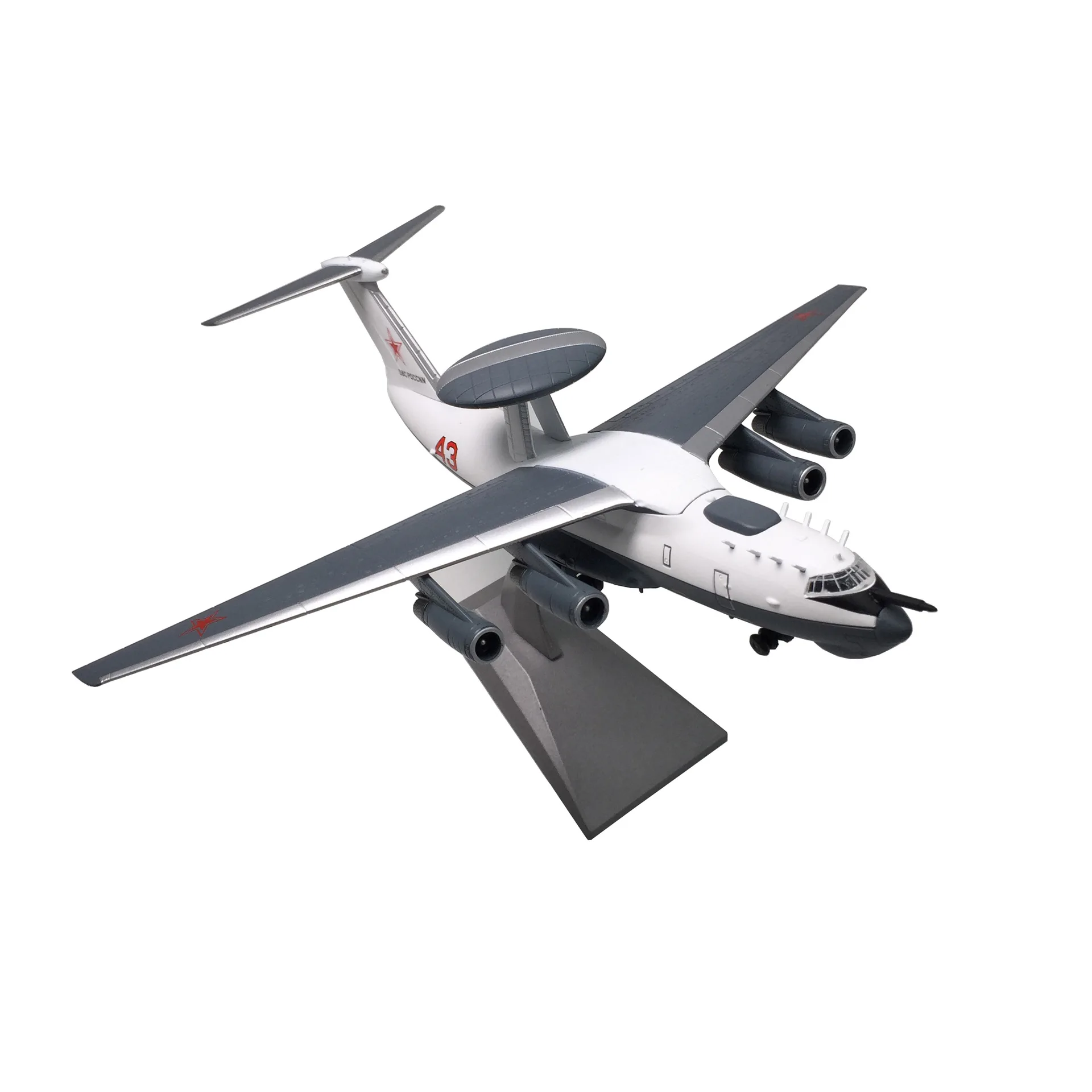 Масштаб 1/200 литье под давлением металлическая модель советского берея A-50 Fighter