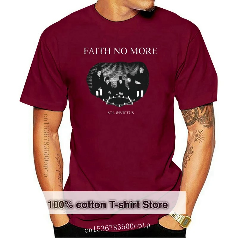 

FAITH NO MORE BAND SOL INVICTUS NEW ALBUM 2015 FNM PATTON NEW BLACK T-SHIRT Fashion Print T shirt Plus Size