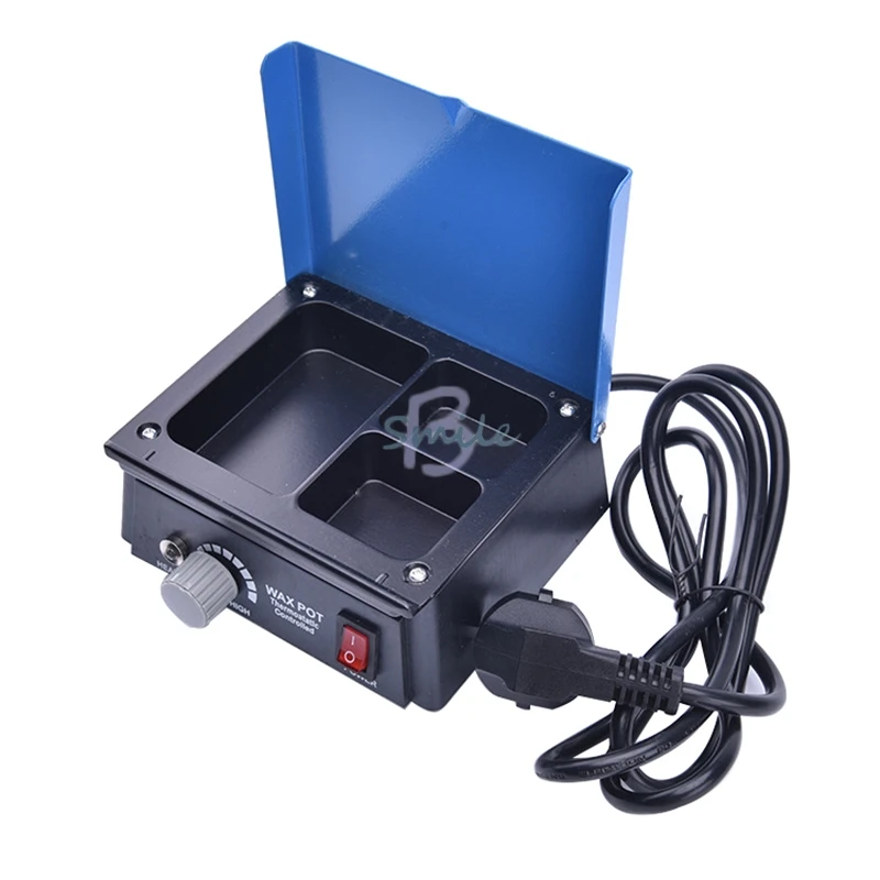 

High quality New Dental Lab Equipment Analog Wax Heater Pot 3 Tri-Slot Paraffin Melter Wax Heater dental lab tool