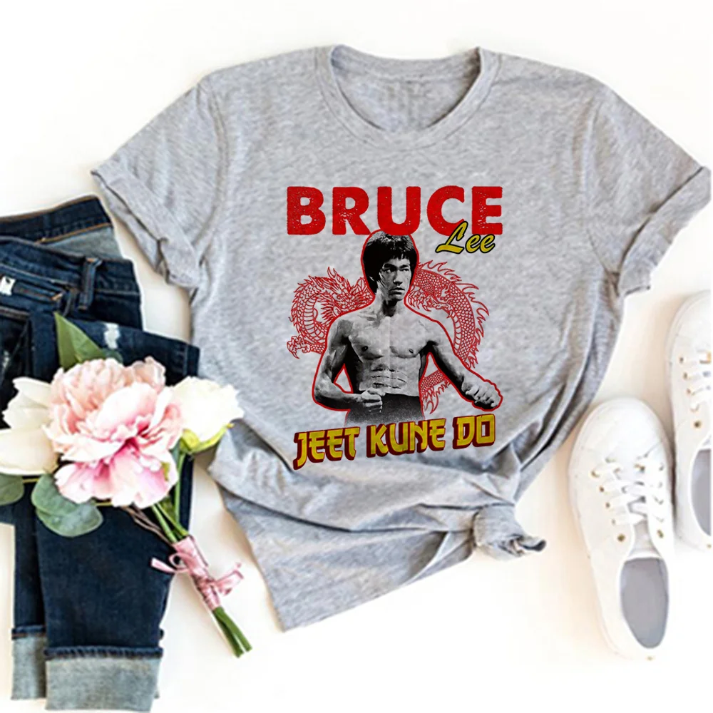 

bruce lee top women summer t-shirts female Japanese clothes
