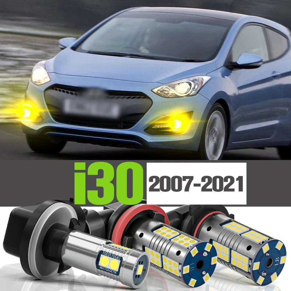 

2x LED Fog Light Accessories Lamp For Hyundai i30 2007-2021 2008 2009 2010 2011 2012 2013 2014 2015 2016 2017 2018 2019 2020