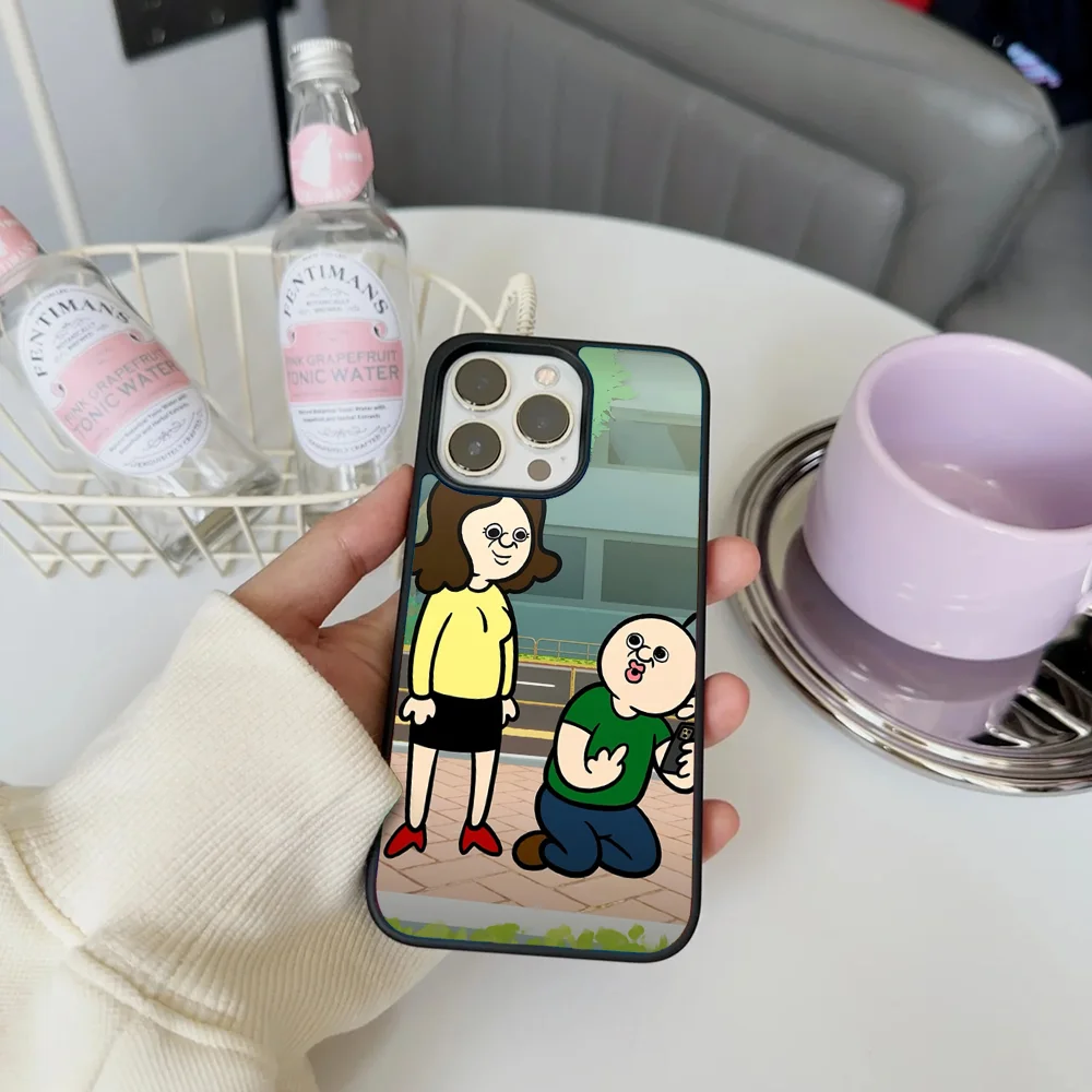 Милый мультяшный чехол Bbang для телефона IPhone 11 12 13 14 15 16 Plus Pro Max зеркальный