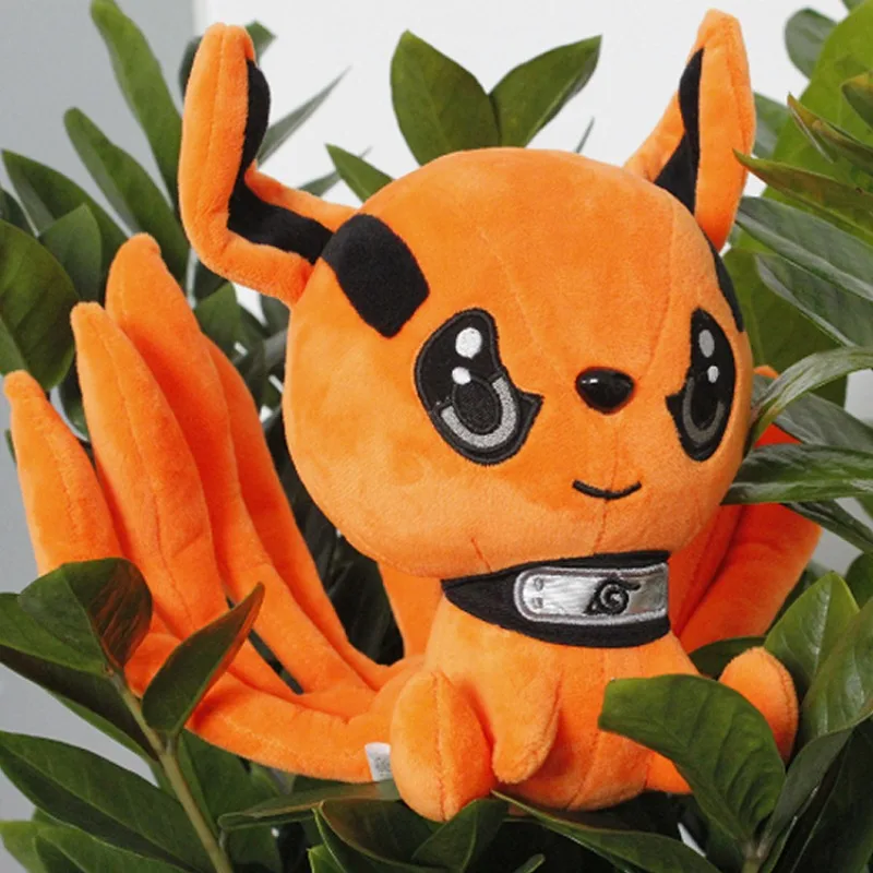 Anime Uzumaki Kyuubi Kurama Plush Doll Naruto Nine-tails Fox