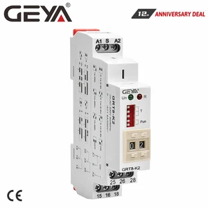 GEYA GRT8-K Digital Setting Multifunction Timer Relay 12V 48V 24V 110V 220V 230V Delay on Delay off Relays