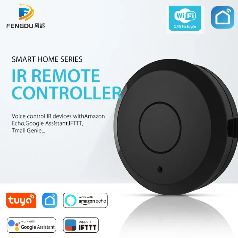 

WiFi Smart IR Remote Control Voice Control Smart Home APP with google Assistant Echo Support all IR-enabled Home