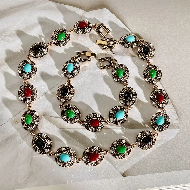 Красочное массивное ожерелье Draweye для женщин Элегантные ожерелья в