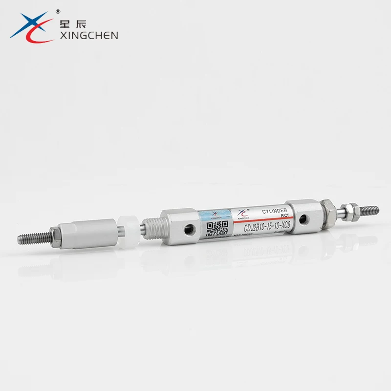 Xing Chen pneumatic stainless steel mini cylinder CDJ2B-10/16-15/30/50/60/75/100-125 adjustable |
