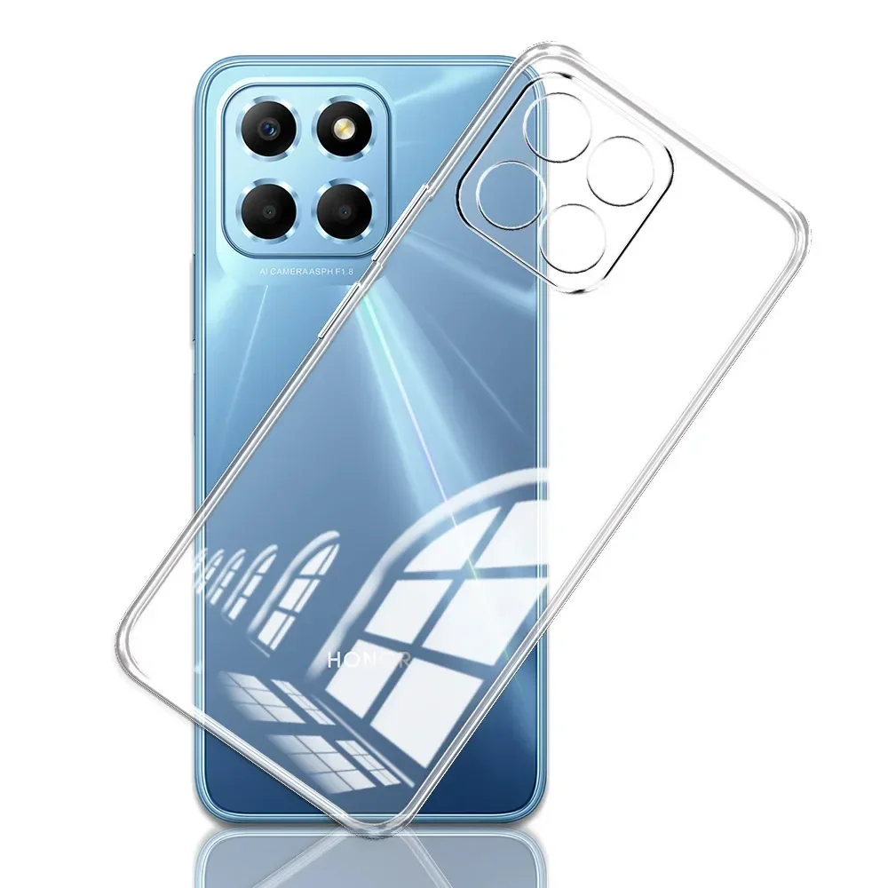 Фото Для Honor X8b /Honor X8A LLY-LX1 CRT-LX1 чехол силиконовая мягкая прозрачная задняя крышка из ТПУ, Противоударная задняя крышка для телефона Honor X8 4G чехол Coque №1