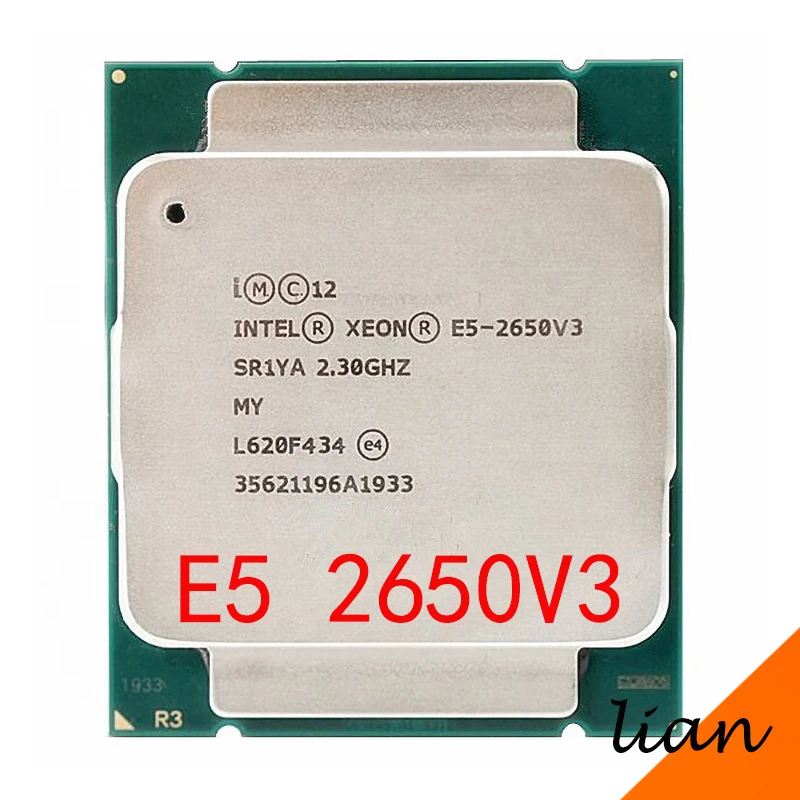 

Процессор Intel xeon e5 2650 v3, ЦП sr1ya de 2,3 ГГц 10 ячеек, soquete lga 105-3 cpu e5 2650v3