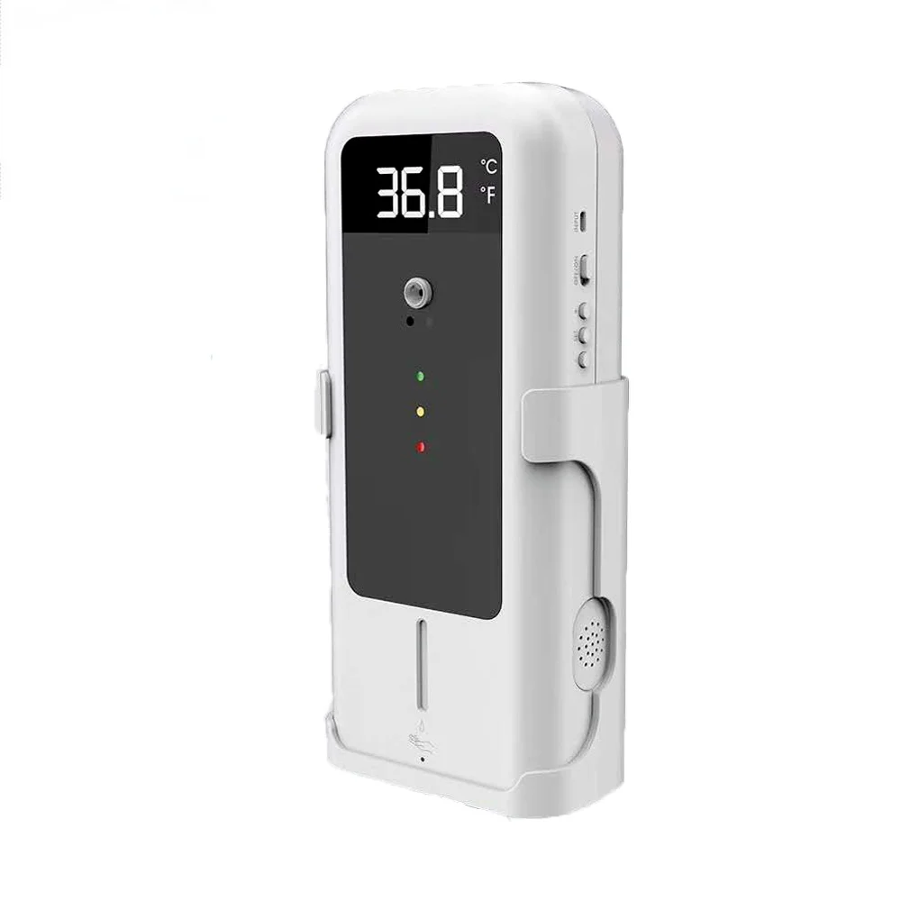 

New Design Wall Mounted Smart Contactless Temperature Auto Hand Sanitizer Dispenser With Sensor