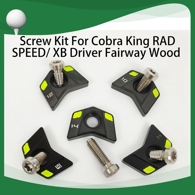 Гольф-весы для винтов головок клюшки, контрвеса подходит для водительской клубной головки и драйвера Fairway Wood Cobra King RAD SPEED / XB.